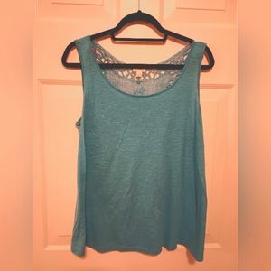Junior Blue Tank Top